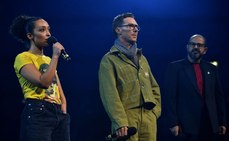 Benedict Cumberbatch Recites Mahmoud Darwish at London Gaza Fundraiser