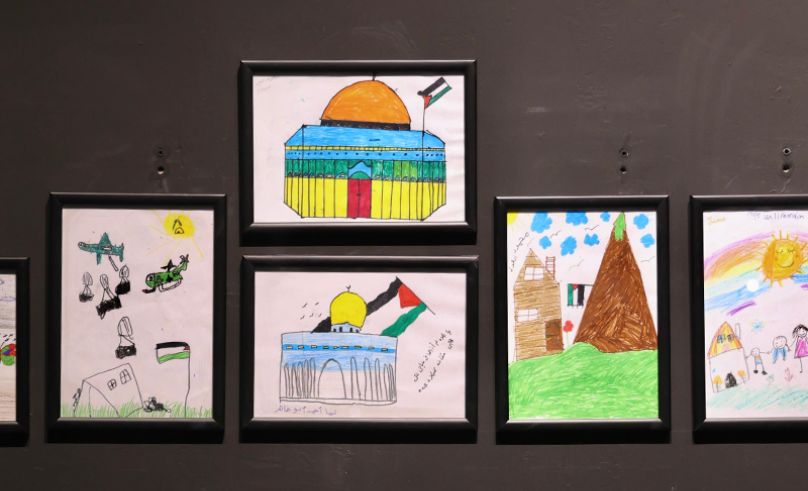 Palestinian Children Sketch the Future in ‘Tomorrow’ Exhibit