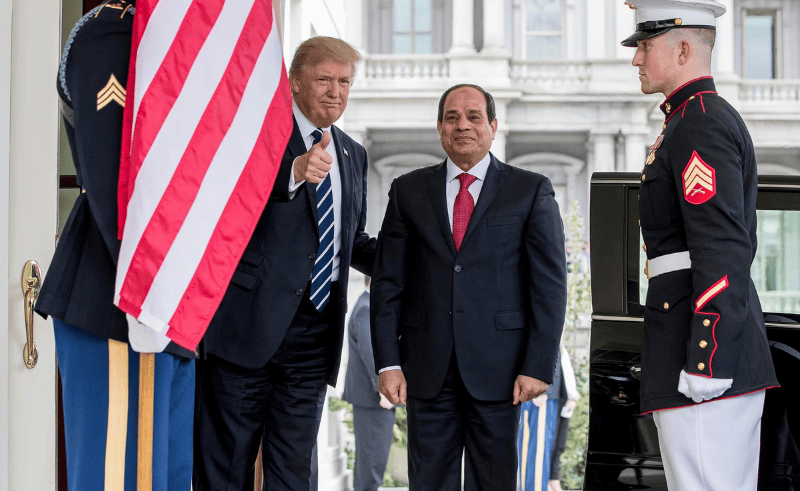 Trump & Al Sisi to Co-Chair Gaza Peace Summit on Monday in Egypt 