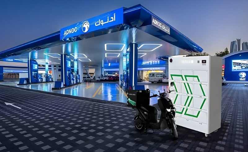UAE’s First Battery Swapping Station for Bikes Opens in Abu Dhabi