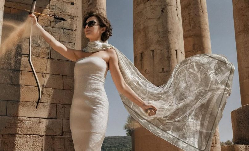 Shosha Kamal's Ramses-Inspired Scarf is Official Gift of GEM Opening