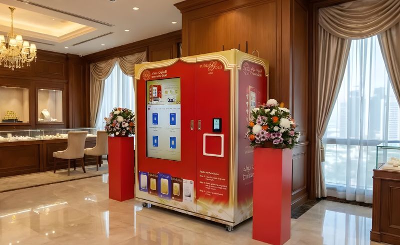  The World's First Tap-to-Pay Gold ATM Opens in Dubai