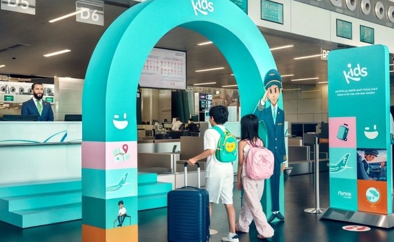 flynas Rolls Out Dedicated Family Check-In at Dammam Airport