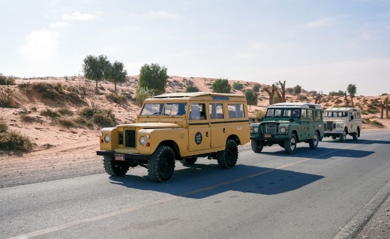 Classic Taxi Takes Tourists Through Ras Al Khaimah's Heritage Spots