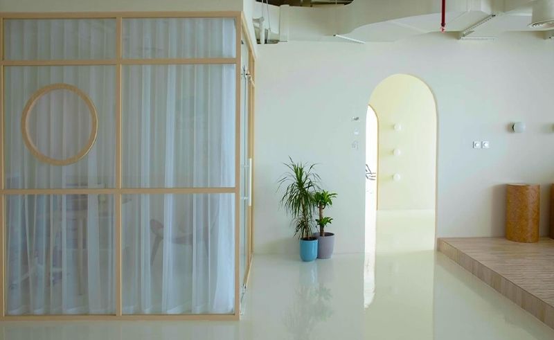 Wellness Sanctuary by Circ Studio Has Floors That Flow Like the Sea