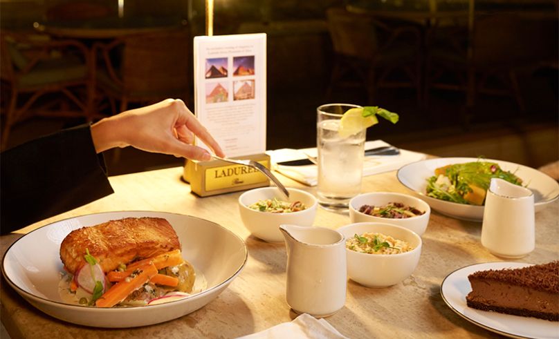 Ladurée Celebrates the New Year at the Pyramids