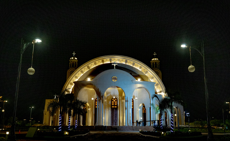 Inside the Cathedral of the Nativity of Christ in the New Capital