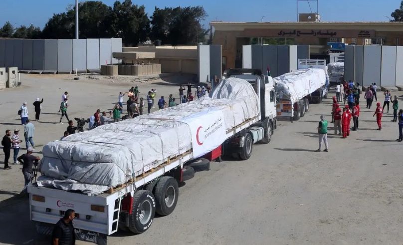 Egypt’s Zad Al-Ezza Aid Trucks Resume Entry into Gaza