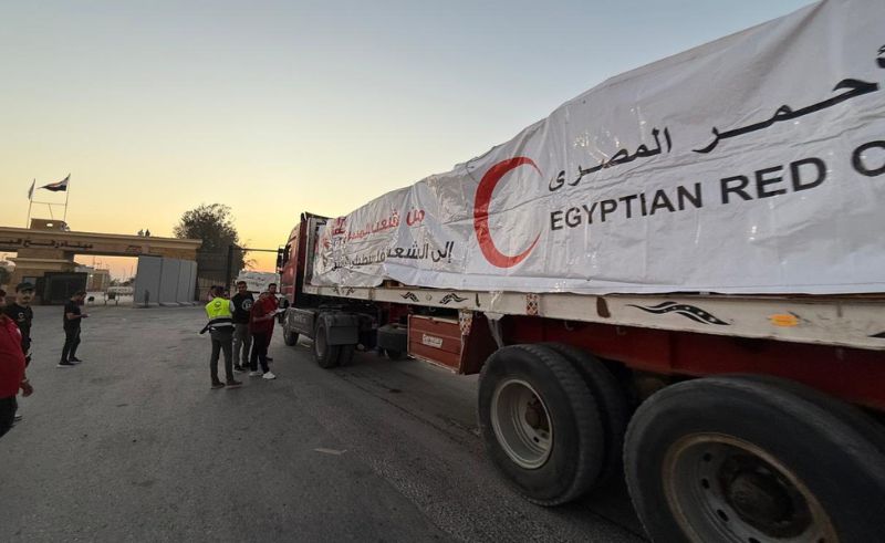 The ERC Sends Aid Convoy with 37,900 Garments & 9,900 Blankets to Gaza