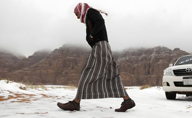 Temperatures to Drop Below Zero in Parts of Saudi Arabia