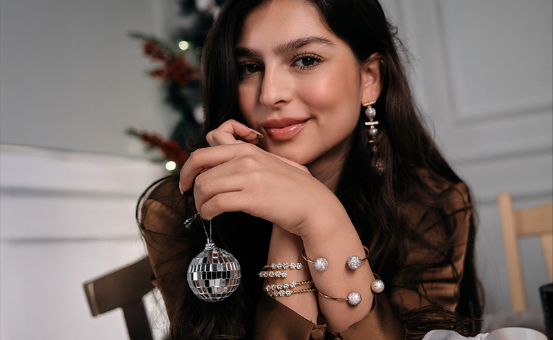 Nashwa Jewellery’s Winter Drop is a Snowball Made of 925 Silver Magic