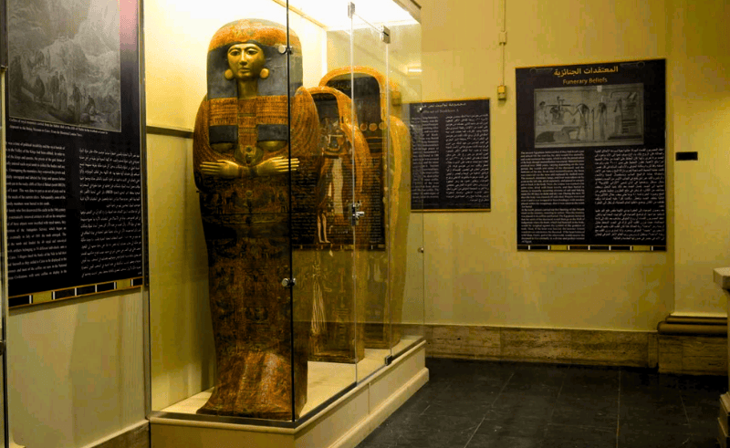 15 Rare Coffins Go On Public Display at the Egyptian Museum in Tahrir