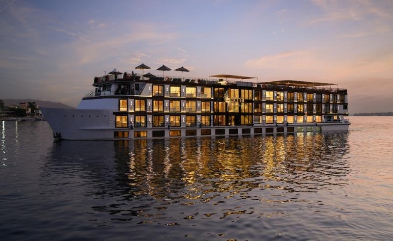 This Nile Cruise Has an On-Board Bazaar & Jacuzzis With a View