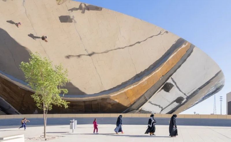 Snøhetta Caps Riyadh's Metro With a Reflective Architectural Halo