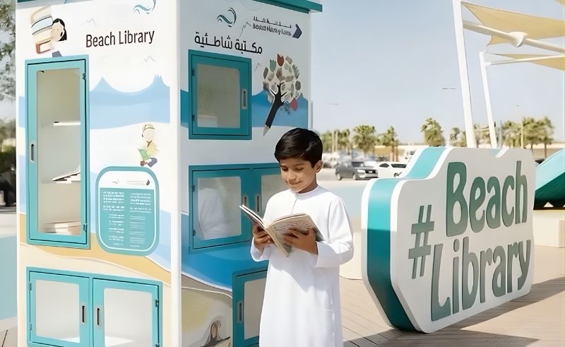 Free Beach Library Opens at Jumeirah Beach 2
