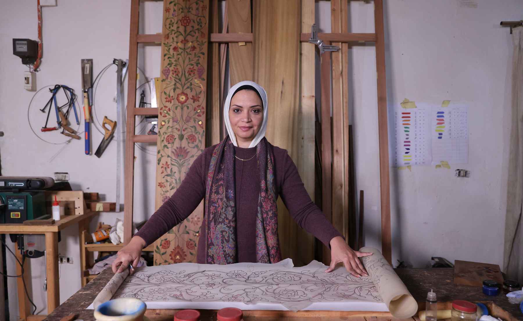 Artist Mariam Anwar Revives the Colours of Ancient Egypt