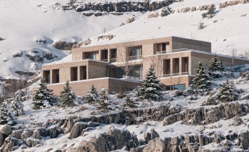 Carl Gerges Designs a Villa in Lebanon That Emerges From the Mountains