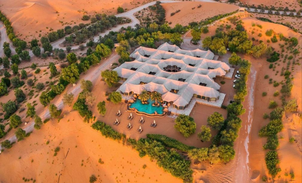Fall Asleep Beside Arabian Oryxes at This Desert Retreat in Al Ain