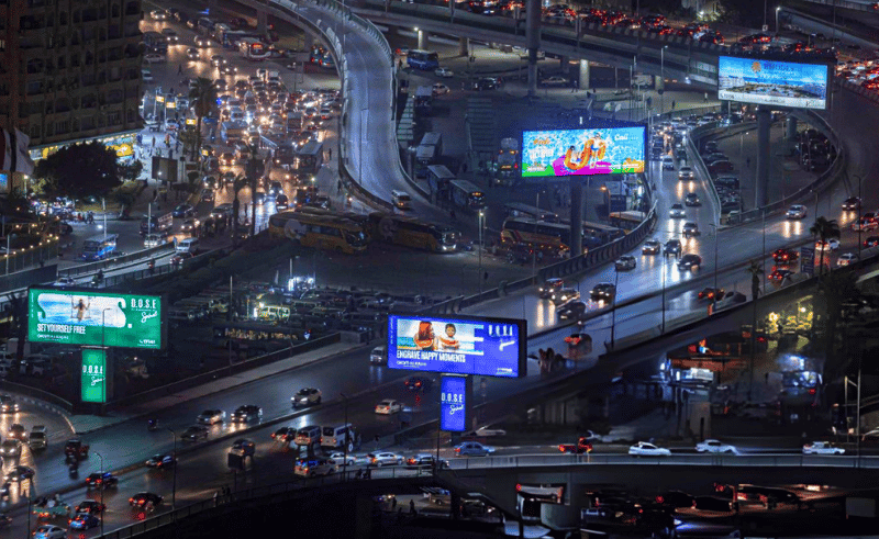 New Rules Limit Billboard Lighting Hours on Egypt's Roads