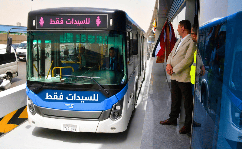 Women-Only Buses Begin Operating on Egypt’s Ring Road For First Time