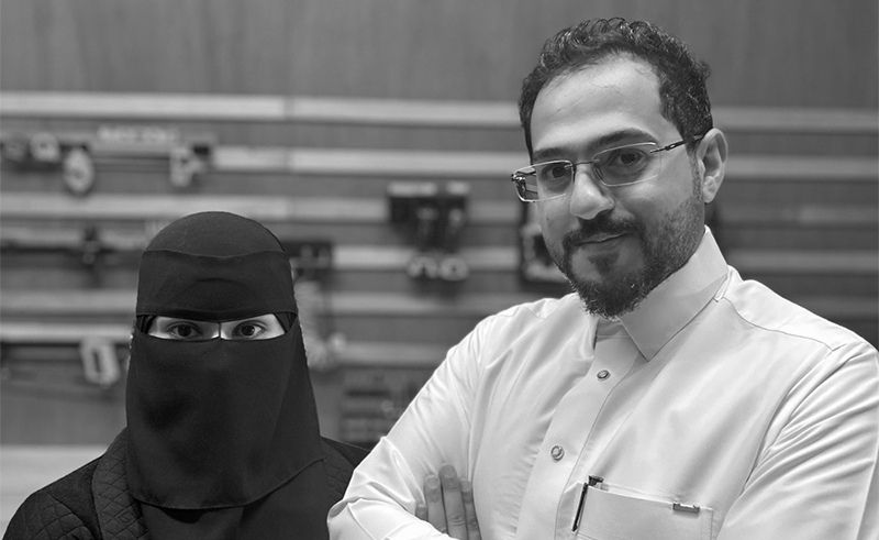 This Saudi Couple Creates Art Out of Nails, Coffee Beans & Rust