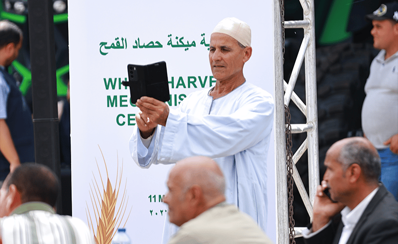 In Egypt’s Nile Delta, Wheat Harvesting is a Question of Machinery