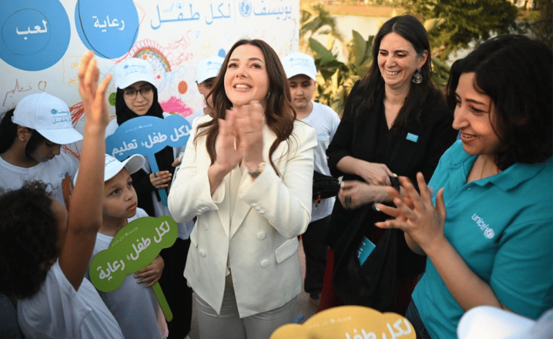 Donia Samir Ghanem Renews UNICEF Egypt Ambassador Role