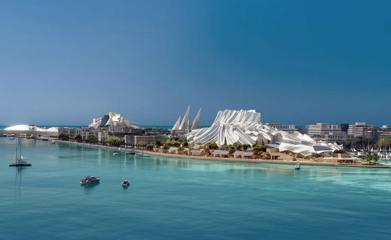 One of Frank Gehry’s Final Cultural Landmarks Takes Shape in Abu Dhabi