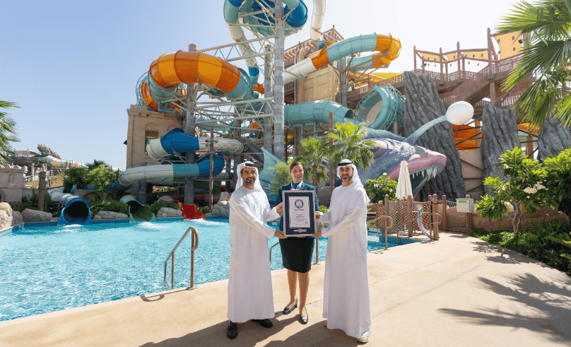 Yas Waterworld Sets Guinness World Record With 55 Waterslides