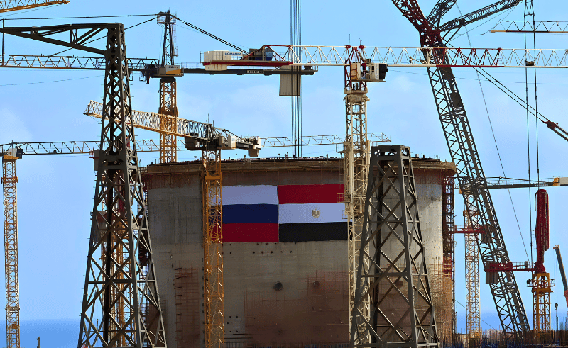 El Dabaa Nuclear Plant Installs Reactor Vessel for Second Unit