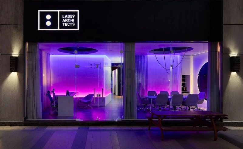 Lab59's Cairo Office That Changes Character After Dark