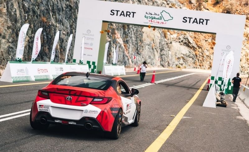 Drivers Take on Taif’s Mountain at Toyota Hill Climb Championship