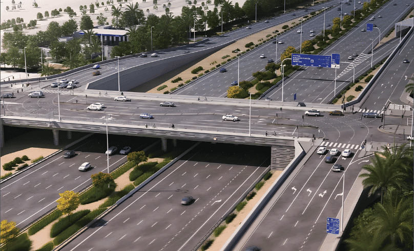 Abu Dhabi's E20 Highway is Expanding With Five Lanes & Bridges
