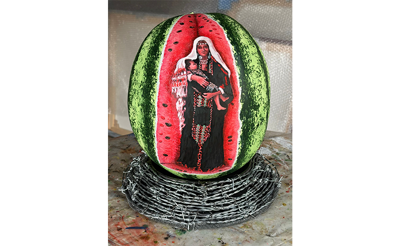 The Bateekha Project is Auctioning Watermelon Art for Palestine