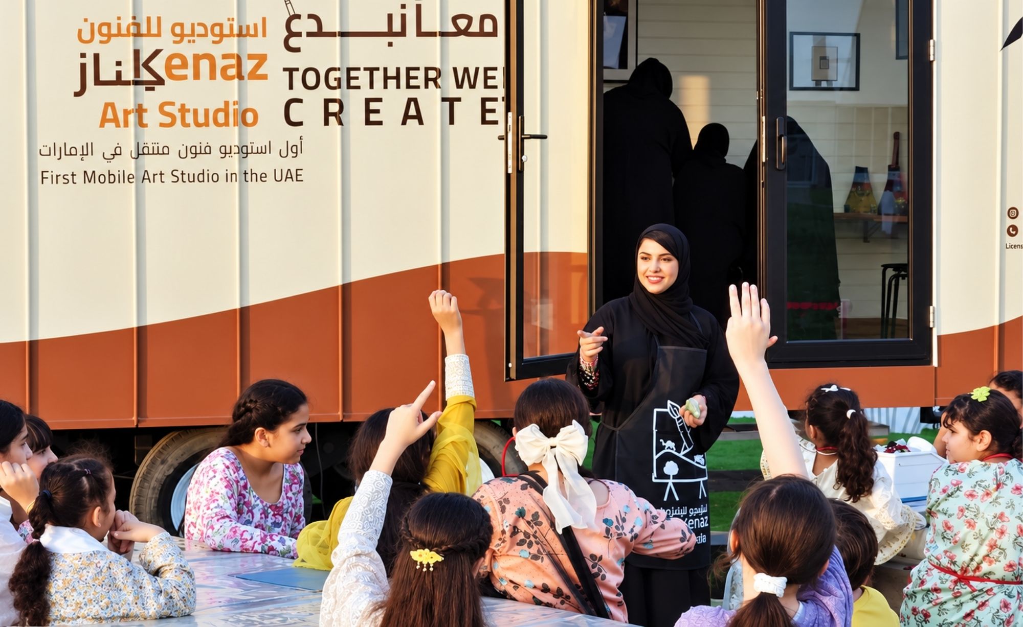 Meet the Artist Bringing a Mobile Studio to Every Corner of the UAE