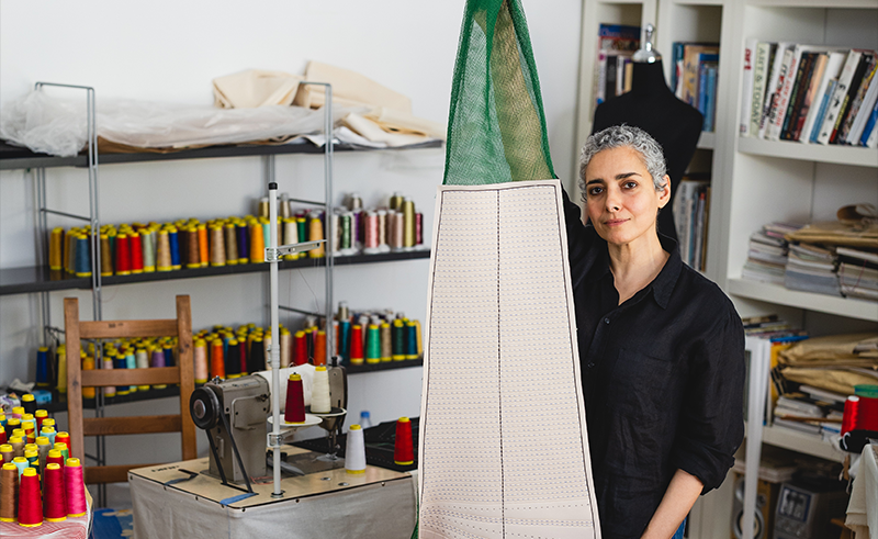 Saudi Artist Filwa Nazer Turns Textiles Into Sculpture
