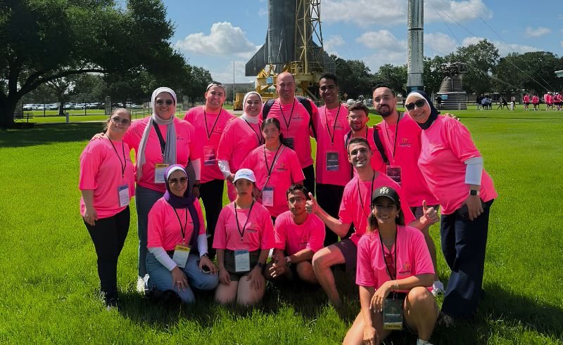 Helm’s Egyptian Football Team Visits NASA Ahead of the Genuine Cup