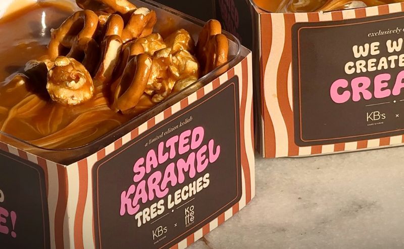 Koffee Kulture Put Its Salted Caramel on KB’s Cake Studio Tres Leches