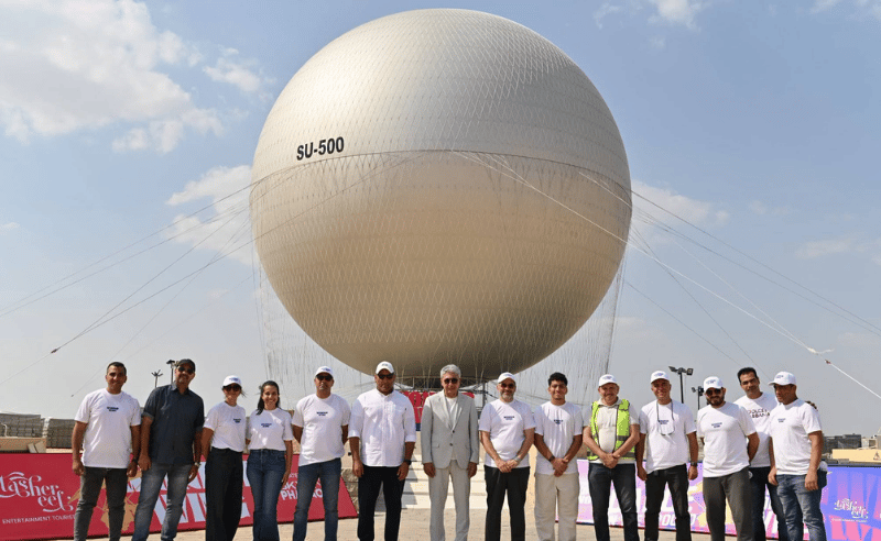 Tethered Balloon Experience Near Giza Pyramids Prepares for Trials