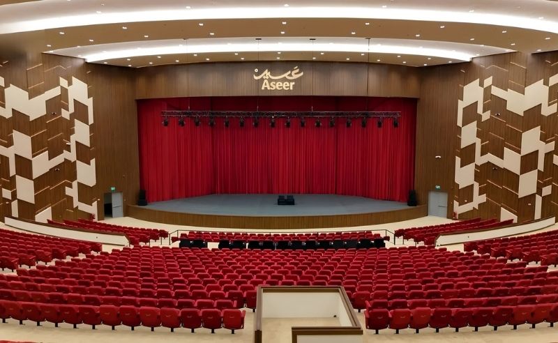 Talal Maddah Theatre in Abha Reopens After Restoration