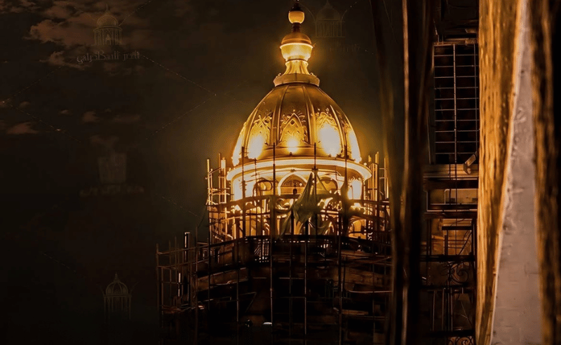 The Iconic Dome of Sakakini Palace Has Been Illuminated