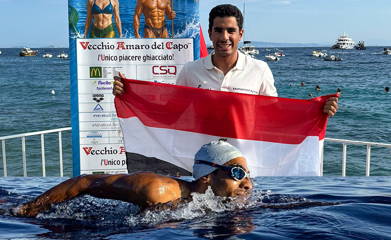 From Injury to Open Water: Mohamed Ayman Takes on Capri-Napoli