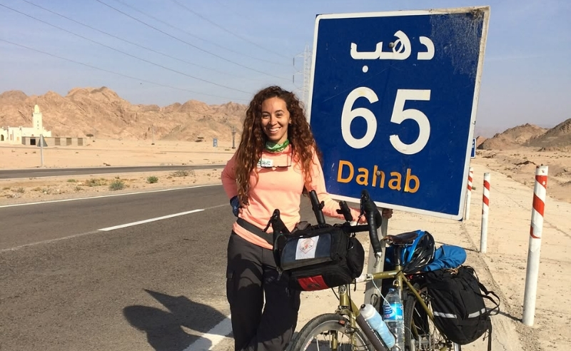 Hamsa Mansour Outlines Egypt by Bicycle and by Camera