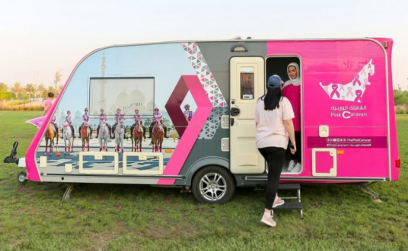 Pink Caravan Offers Free Breast Cancer Screenings Across the UAE
