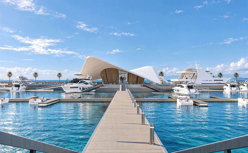 Ras Al Khaimah’s Wynn Al Marjan Island Just Unveiled a 98-Berth Marina