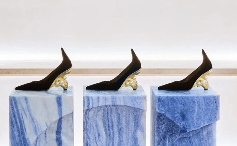 Shaha Raphael Brings Sculptural Design to Jimmy Choo’s Dubai Boutique