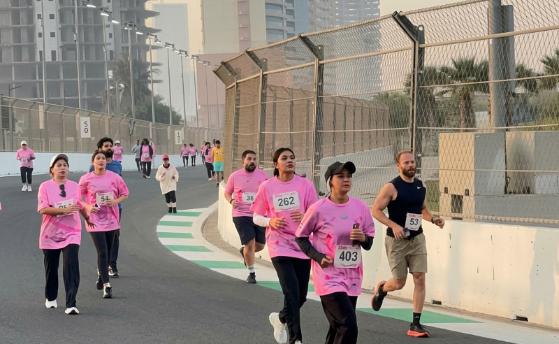 Pink Run to Mark Breast Cancer Awareness Month in Jeddah