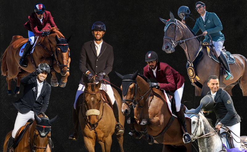 Arabs Competing in the Longines Global Champions Tour at the Pyramids