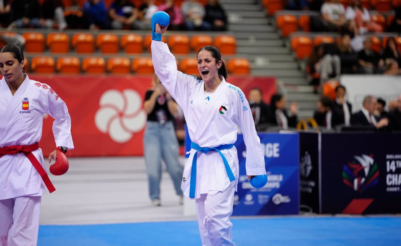 Palestinian Maryam Bsharat Wins Gold at U21 World Championships