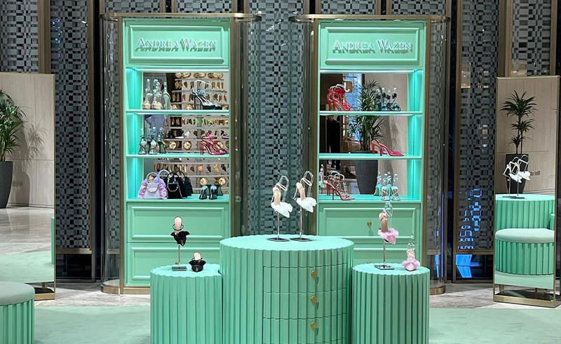 Printemps Doha Welcomes Luxury Shoe Designer Andrea Wazen to Its Store
